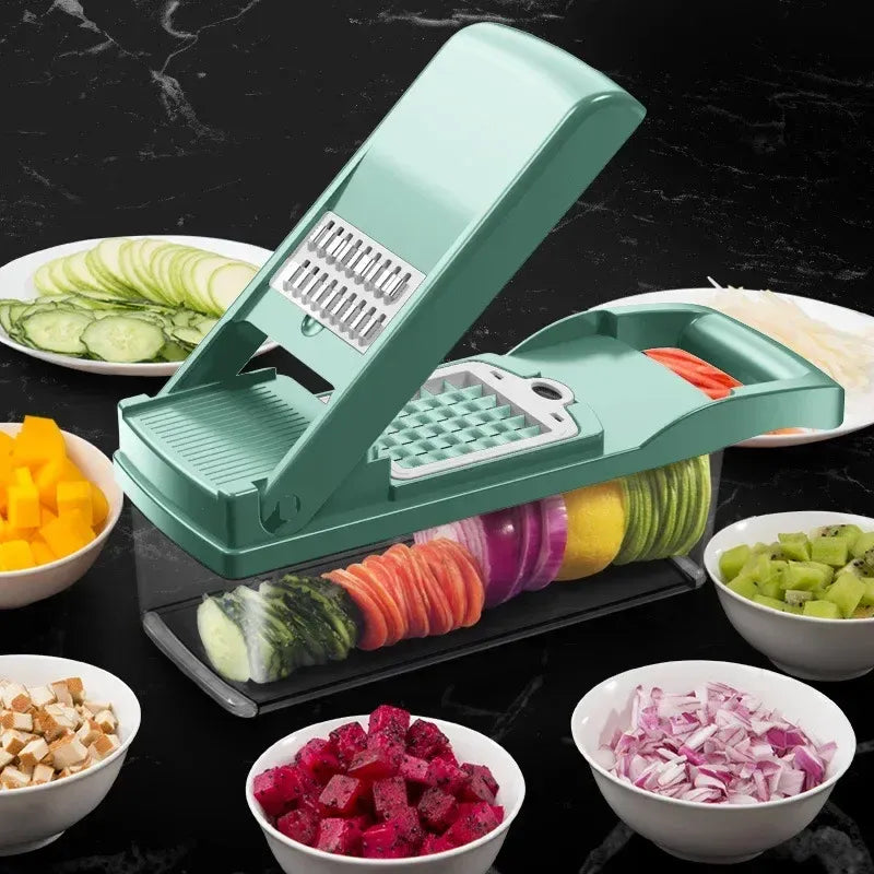 Multifunctional Vegetable Slicer Cutter Kitchen Accessories Papaya Cutter Fruit Peeler Potato Carrot Shaver Slicer Driver Tools