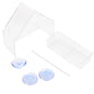 Window Bird Feeder House Shape Weather Proof Transparent Suction Cup Outdoor Birdfeeders Hanging Birdhouse for outside Garden