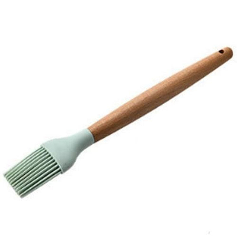 Silicone Kitchenware Set with Wooden Handle Nonstick Spoon Scoop Spatula Tongs Utensilios De Cocina Kitchen Utensils Tool