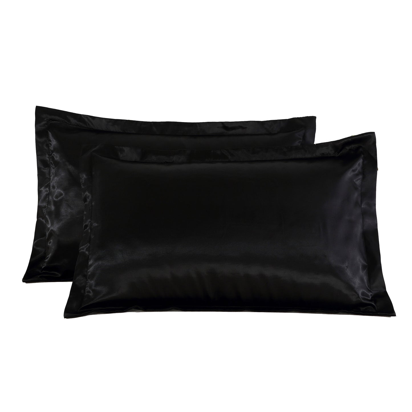 Pure Color Silk Single Pillow Case