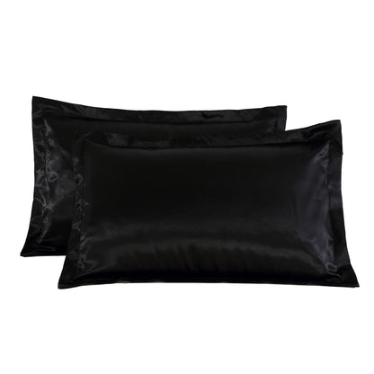 Pure Color Silk Single Pillow Case