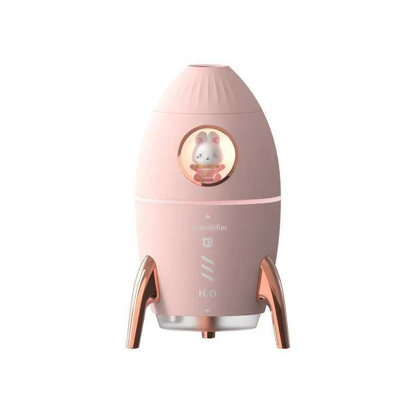 Humidifiers Household Air Humidifier Purifier LED Seven Color Ambient Light Decoration Bedroom Office Car Flame Aroma Diffuser 900ML Y240628