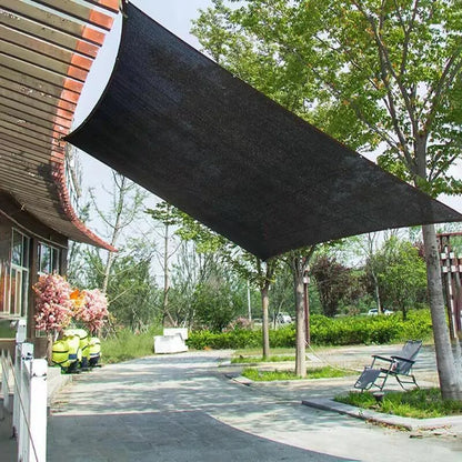 Resistant Garden Sun Shade Netting Durable Mesh Tarp with Grommets Mesh Tarp Black Shade Cloth for Greenhouse Barns Kennel Patio