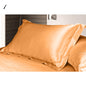 Pure Color Silk Single Pillow Case