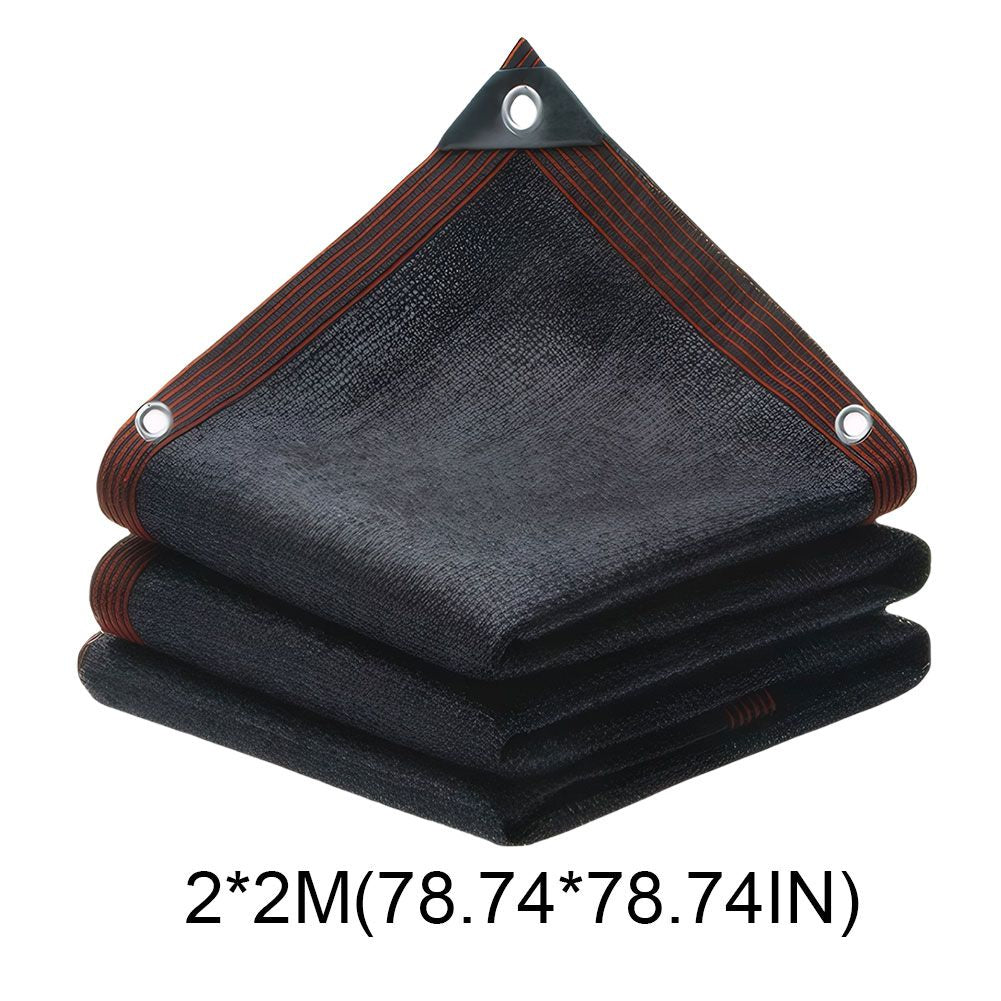 Resistant Garden Sun Shade Netting Durable Mesh Tarp with Grommets Mesh Tarp Black Shade Cloth for Greenhouse Barns Kennel Patio