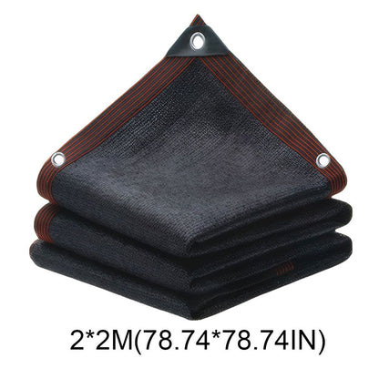 Resistant Garden Sun Shade Netting Durable Mesh Tarp with Grommets Mesh Tarp Black Shade Cloth for Greenhouse Barns Kennel Patio