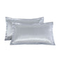 Pure Color Silk Single Pillow Case