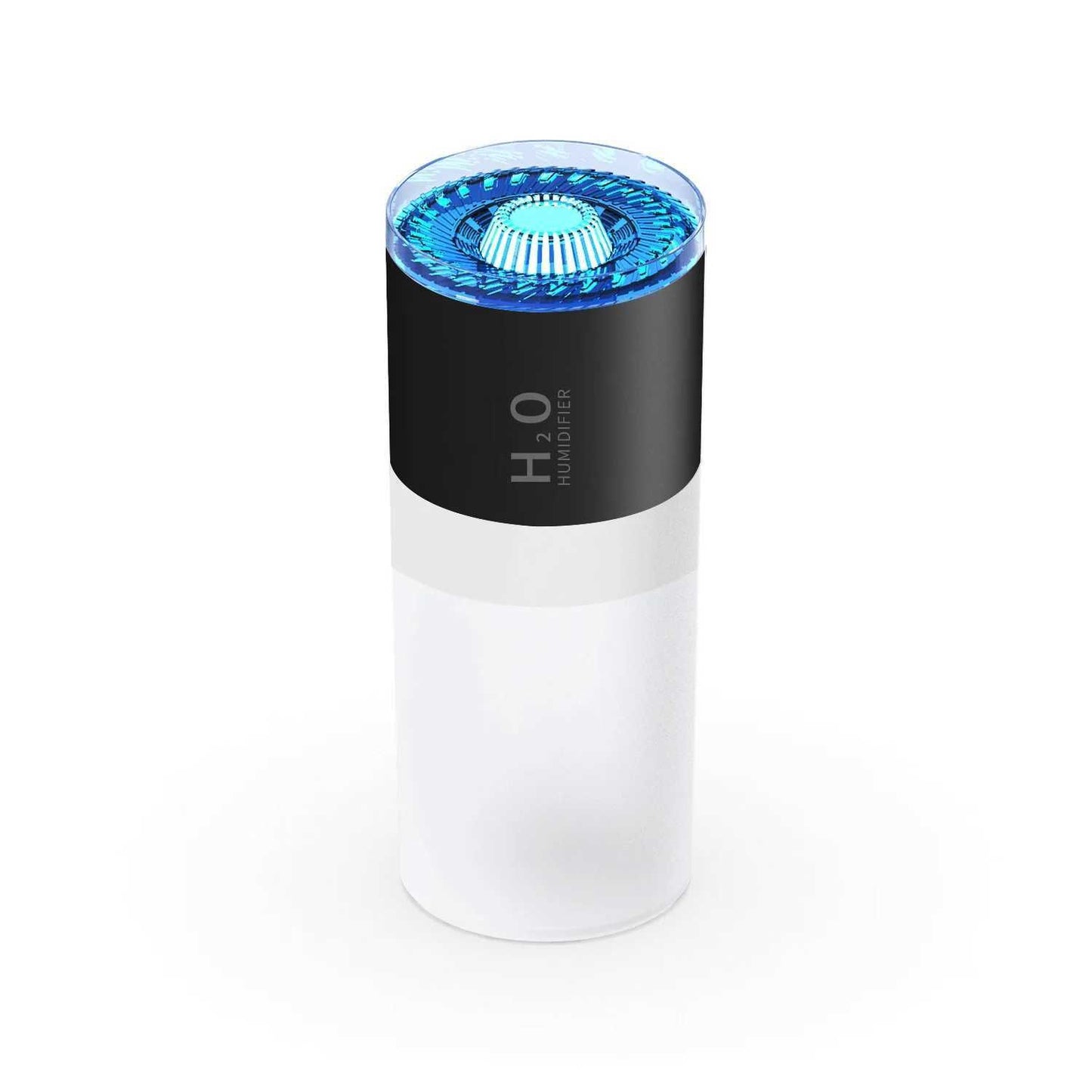 Humidifiers Household Air Humidifier Purifier LED Seven Color Ambient Light Decoration Bedroom Office Car Flame Aroma Diffuser 900ML Y240628