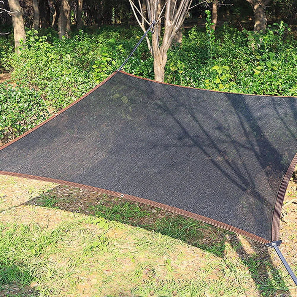 Resistant Garden Sun Shade Netting Durable Mesh Tarp with Grommets Mesh Tarp Black Shade Cloth for Greenhouse Barns Kennel Patio