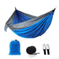 44 Colors 106*55 Inch Outdoor Parachute Hammock Tent Foldable Camping Swing Hanging Bed Nylon Cloth Hammocks Swing Bed with Ropes Carabiners
