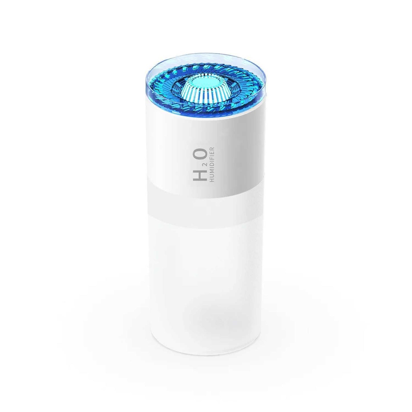 Humidifiers Household Air Humidifier Purifier LED Seven Color Ambient Light Decoration Bedroom Office Car Flame Aroma Diffuser 900ML Y240628