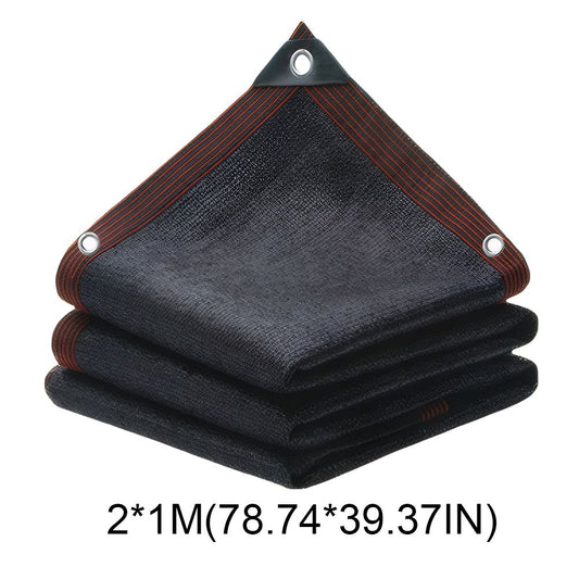 Resistant Garden Sun Shade Netting Durable Mesh Tarp with Grommets Mesh Tarp Black Shade Cloth for Greenhouse Barns Kennel Patio