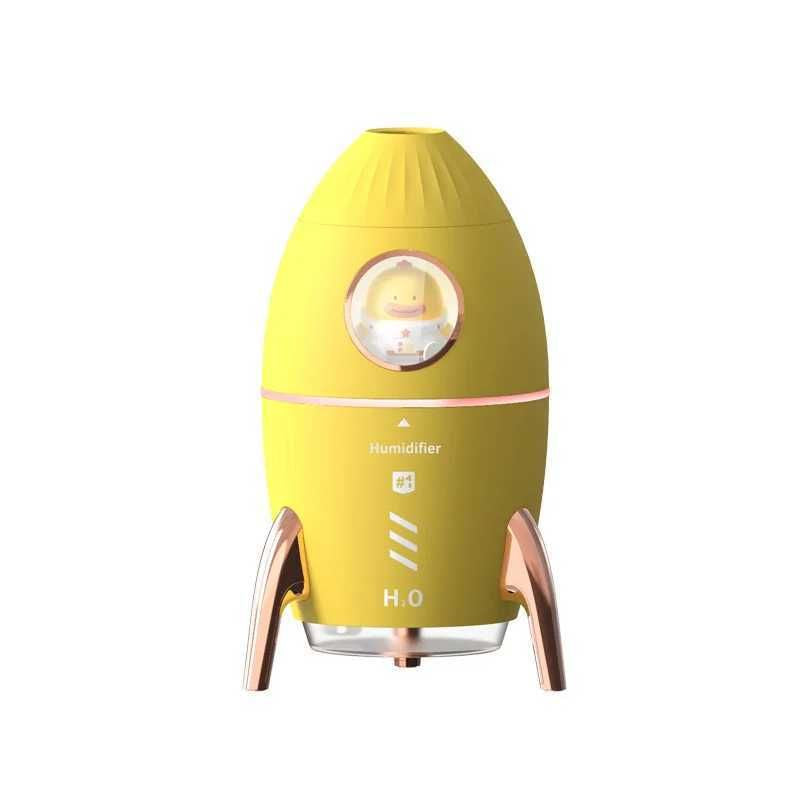 Humidifiers Household Air Humidifier Purifier LED Seven Color Ambient Light Decoration Bedroom Office Car Flame Aroma Diffuser 900ML Y240628