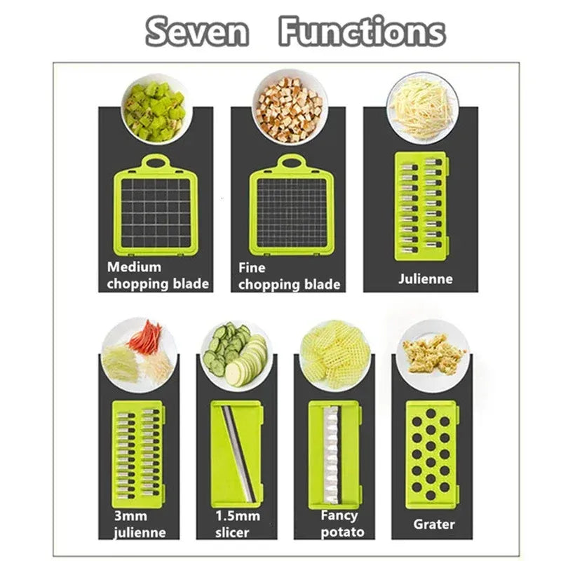 Multifunctional Vegetable Slicer Cutter Kitchen Accessories Papaya Cutter Fruit Peeler Potato Carrot Shaver Slicer Driver Tools