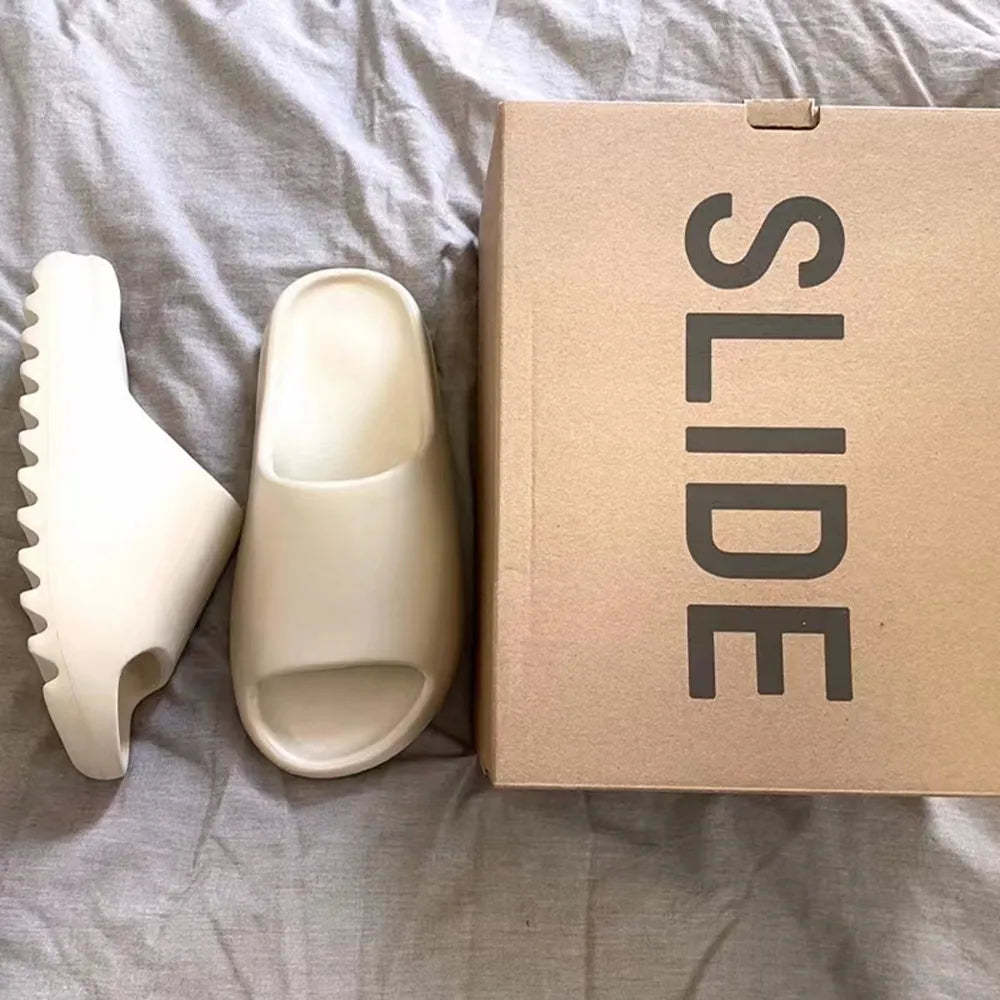 Slippers Summer Home Slippers Men/Women Indoor Eva Cool Soft Bottom Sandals Trend Luxury Slides Designer Beach Shoes with Box