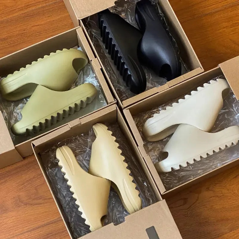 Slippers Summer Home Slippers Men/Women Indoor Eva Cool Soft Bottom Sandals Trend Luxury Slides Designer Beach Shoes with Box
